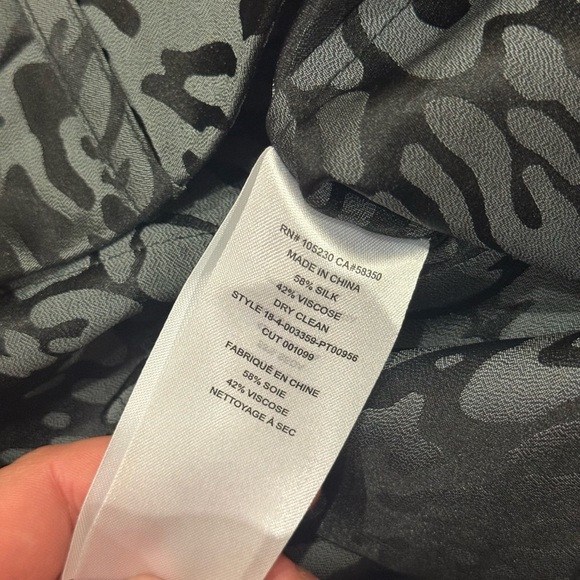 NWOT Equipment Femme Chic Animal Print Wide-Leg Trousers - Picture 8 of 10